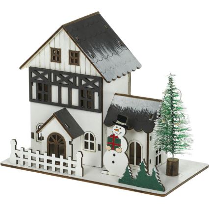 Décoration de Noël LED/2xLR44/blanc chaud maison