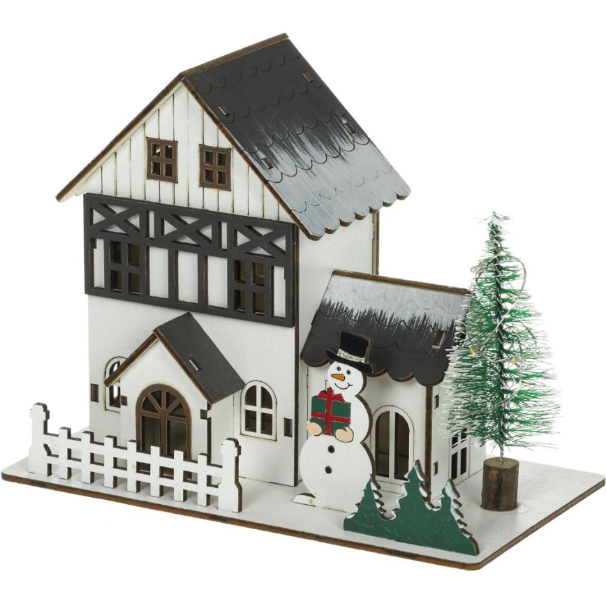 Décoration de Noël LED/2xLR44/blanc chaud maison
