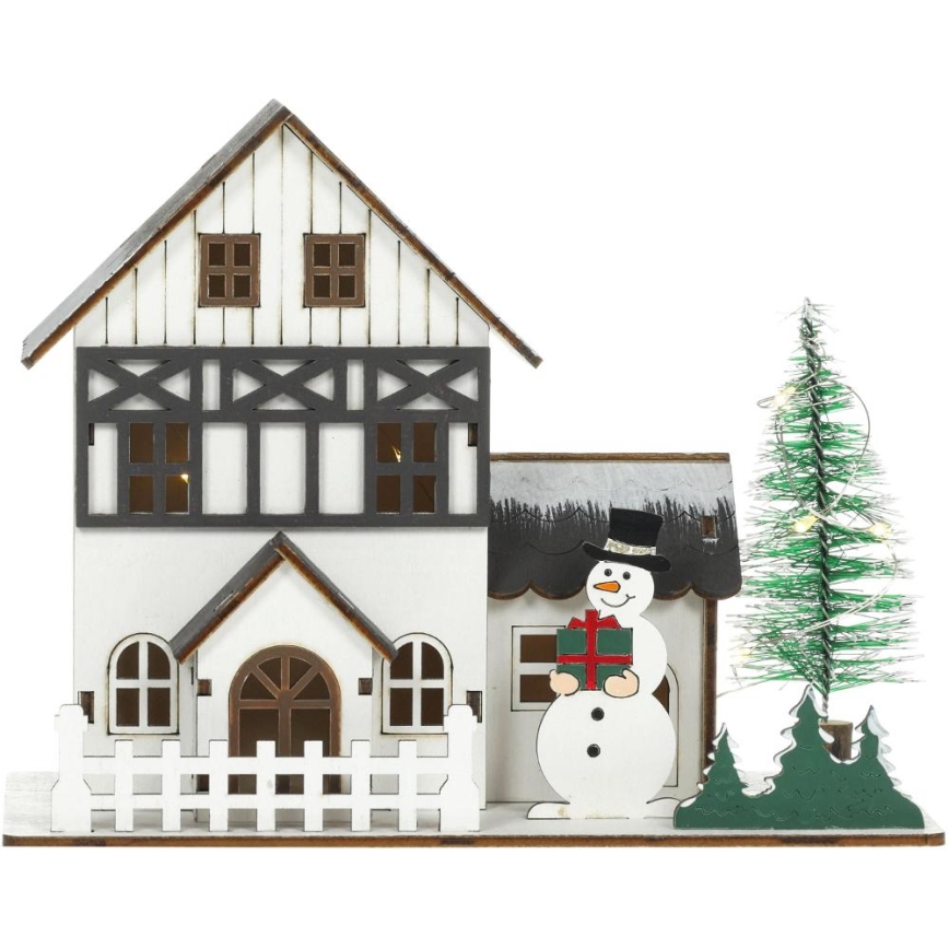 Décoration de Noël LED/2xLR44/blanc chaud maison