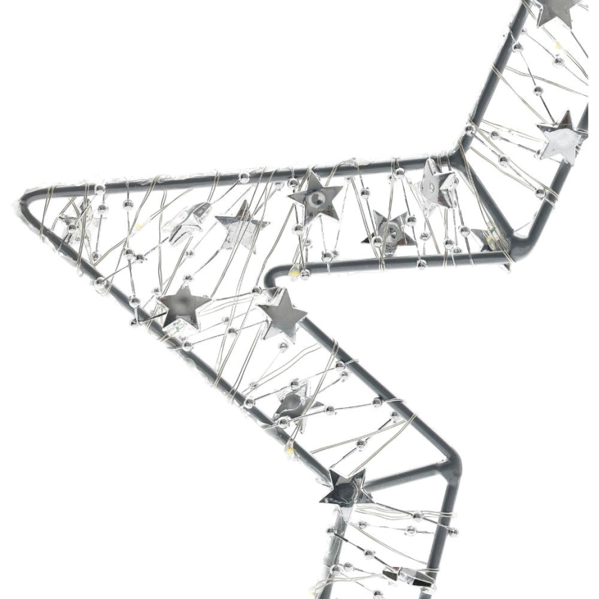 Décoration de Noël LED/3xAA/blanc chaud étoile