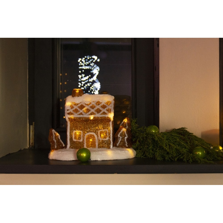 Décoration de Noël LED/3xAA blanc chaud