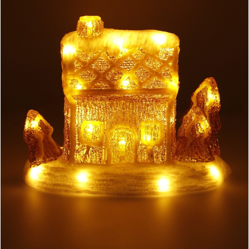 Décoration de Noël LED/3xAA blanc chaud