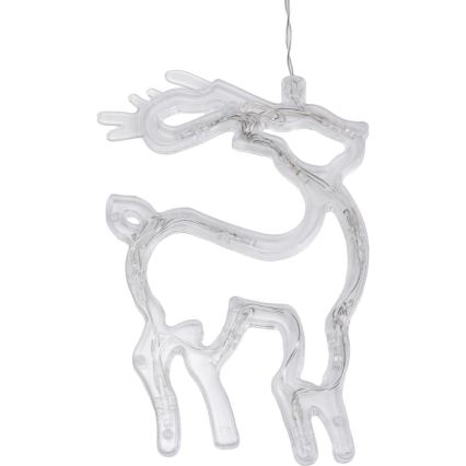 LED Décoration de Noël LED/3xAAA/blanc chaud renne