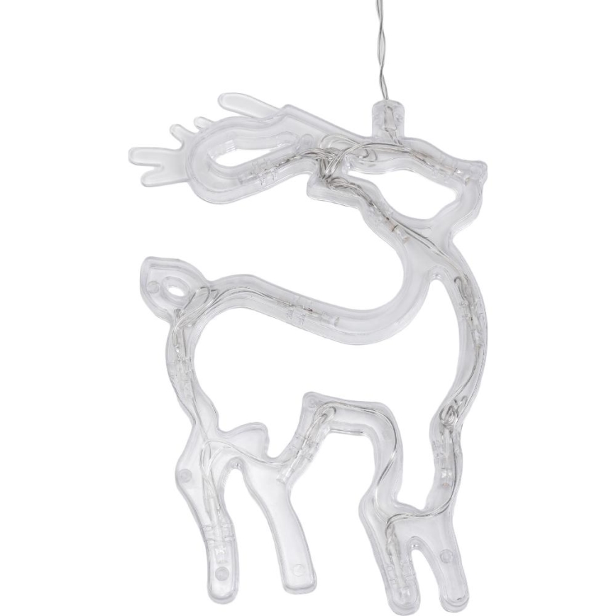 LED Décoration de Noël LED/3xAAA/blanc chaud renne