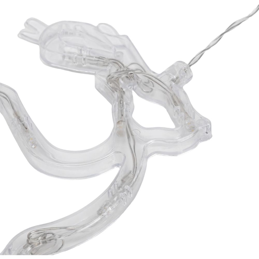 LED Décoration de Noël LED/3xAAA/blanc chaud renne