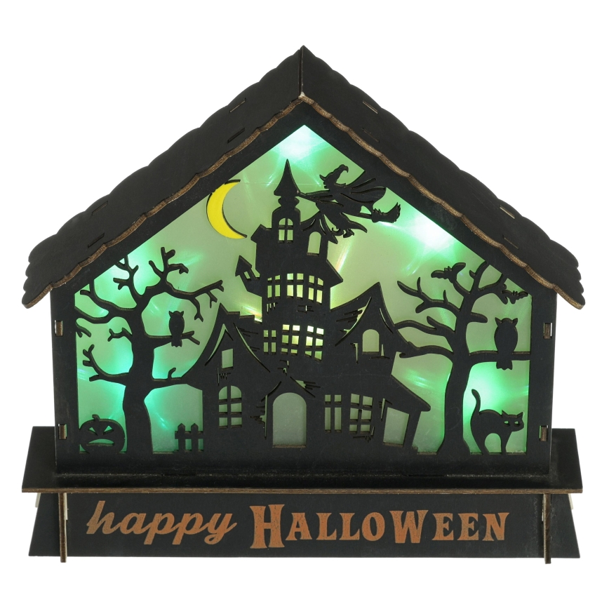 Décoration HALLOWEEN LED/2xAA/multicolore maison hantée