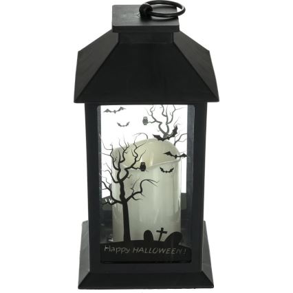 Décoration HALLOWEEN LED/3xAAA/blanc chaud lanterne