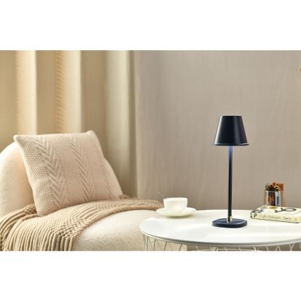 LED Dimbare Oplaadbare Bureaulamp LED/3W/1800 mAh Donkerblauw