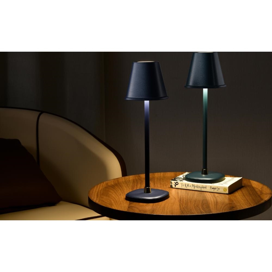 LED Dimbare Oplaadbare Bureaulamp LED/3W/1800 mAh Donkerblauw