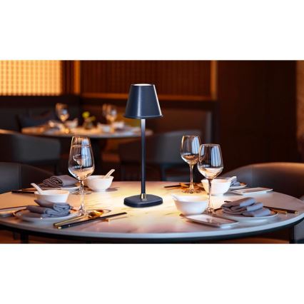 LED Dimbare Oplaadbare Bureaulamp LED/3W/1800 mAh Donkerblauw