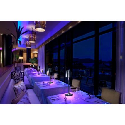 LED Dimbare Oplaadbare Bureaulamp LED/3W/1800 mAh Donkerblauw