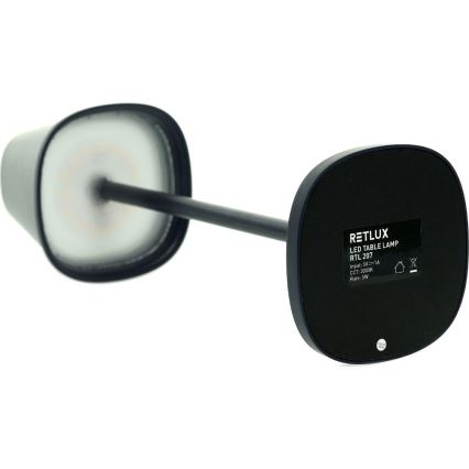 LED Dimbare Oplaadbare Bureaulamp LED/3W/1800 mAh Donkerblauw