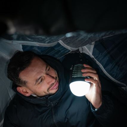 Retlux - Draagbare oplaadbare LED-lamp met insectenvanger LED/5W/1800 mAh IP44 zwart
