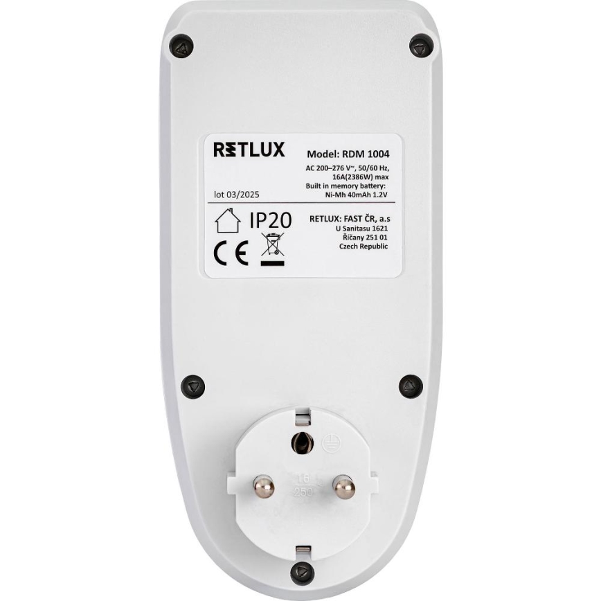 Energieverbruiksmeter 3680W/230V