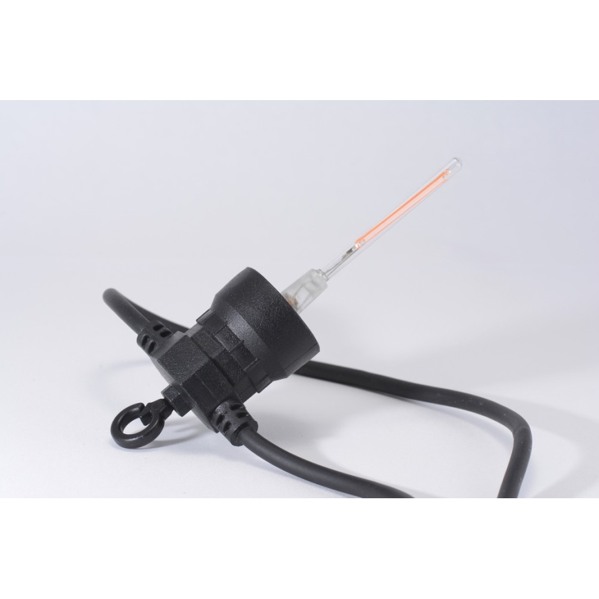 Guirlande de noël décorative d'extérieur LED 10xA60 7,5m IP44 blanc chaud