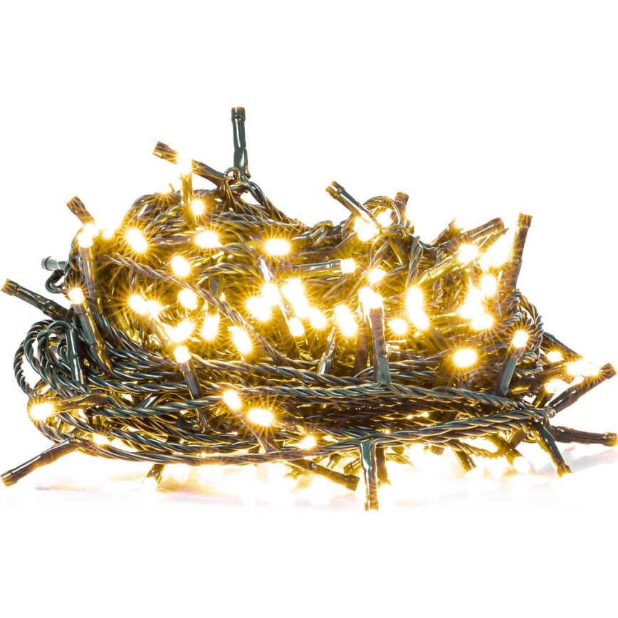 Guirlande de Noël extérieure 1000xLED 105m blanc chaud IP44