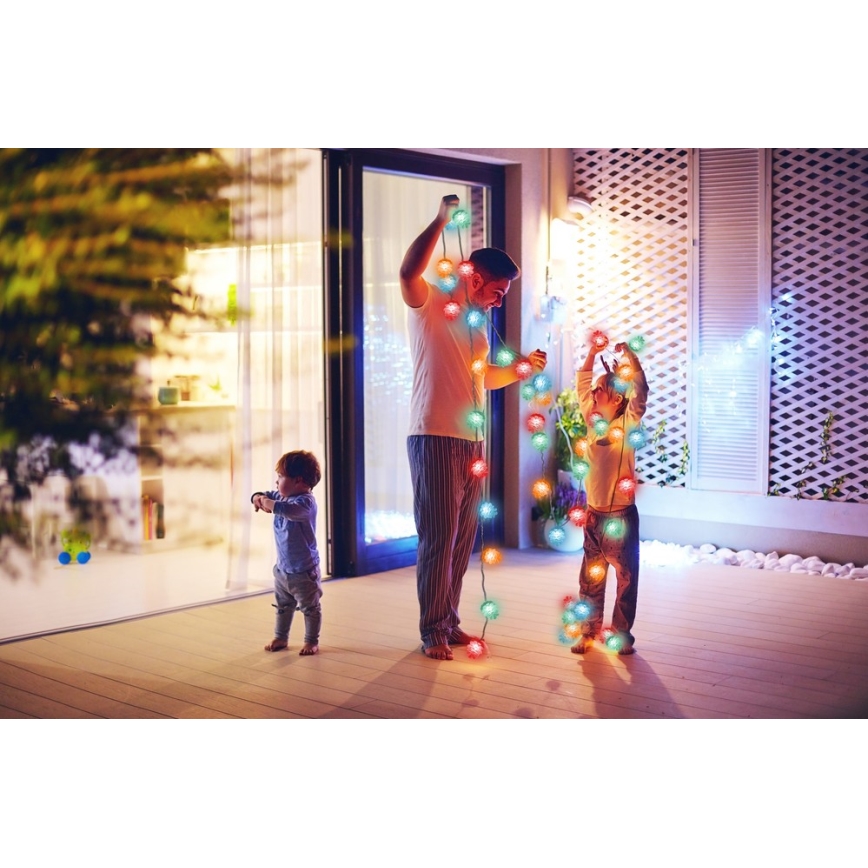 Guirlande de Noël LED extérieur 80xLED/25m IP44 multicolore