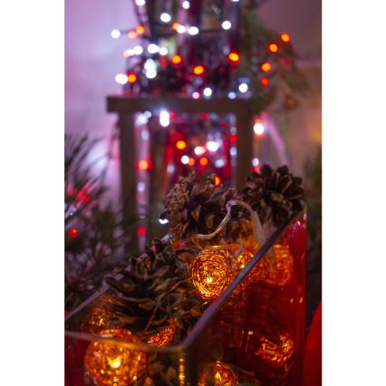 Guirlande décorative LED 10xLED/2xAA, blanc chaud