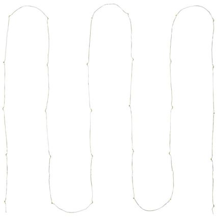 Guirlande lumineuse 30 LED, 2x AA, 3,3 m, multicolore