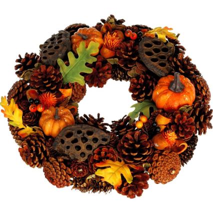 Herfst krans HALLOWEEN diameter 35 cm