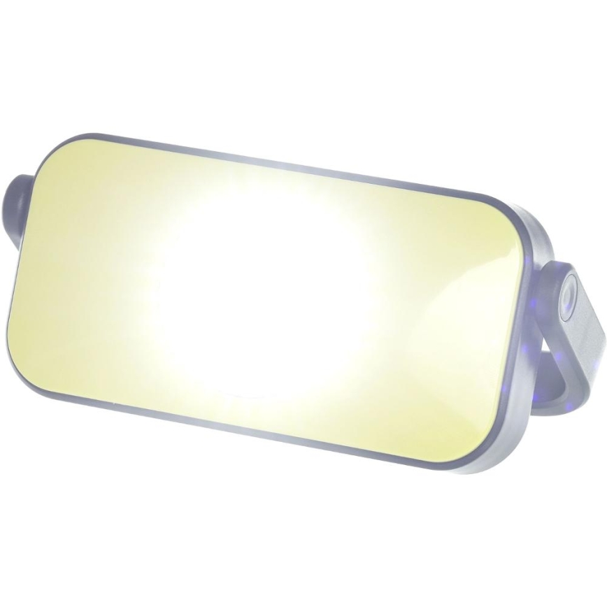 Lampe de travail LED avec fonction powerbank, 4400 mAh, IP44, jaune/noir