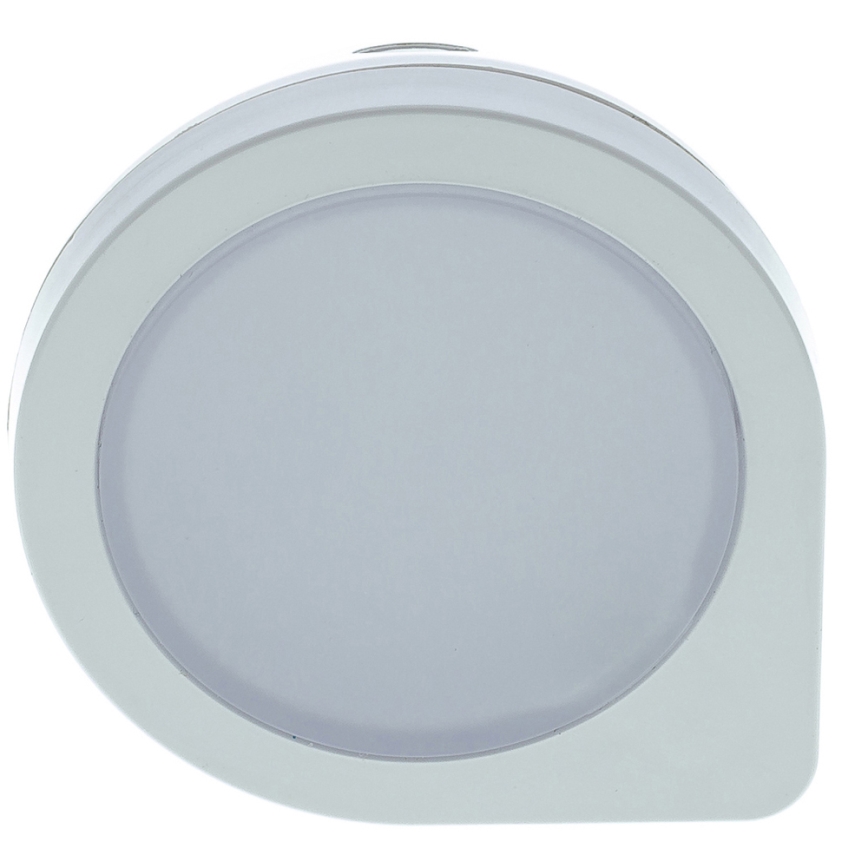Lampe d'orientation sur prise avec détecteur LED/0,4W/230V 3000K blanc