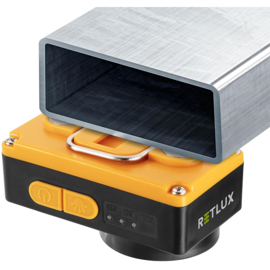 Lampe frontale LED rechargeable avec capteur et fonction powerbank, 1200 mAh, IP44, noire