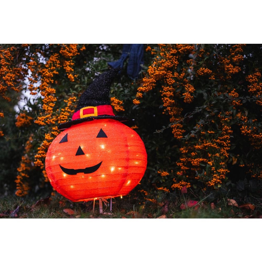 LED Buiten decoratie HALLOWEEN LED/3xAA/warm wit IP44 pumpkin