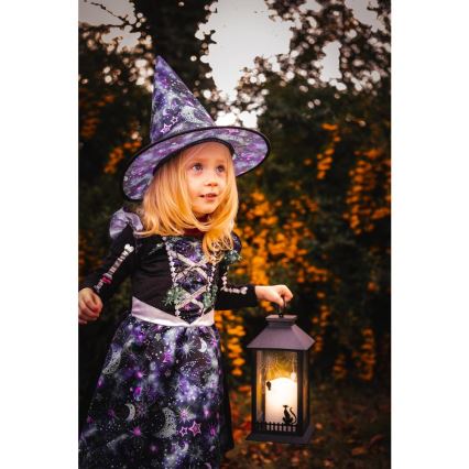 LED Decoratie HALLOWEEN LED/3xAAA/warm wit lantaarn