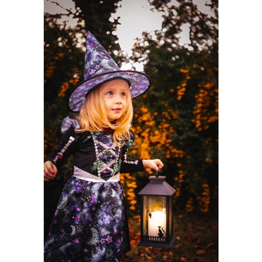 LED Decoratie HALLOWEEN LED/3xAAA/warm wit lantaarn
