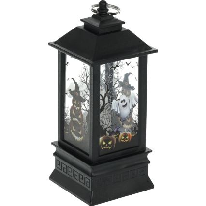 LED Decoratie HALLOWEEN LED/3xAAA/warm wit lantaarn met pompoenen