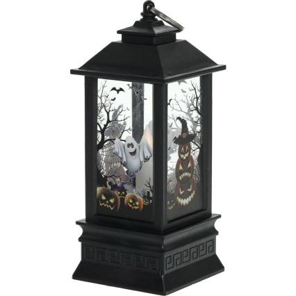 LED Decoratie HALLOWEEN LED/3xAAA/warm wit lantaarn met pompoenen
