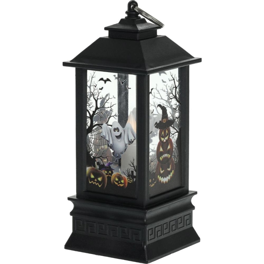 LED Decoratie HALLOWEEN LED/3xAAA/warm wit lantaarn met pompoenen