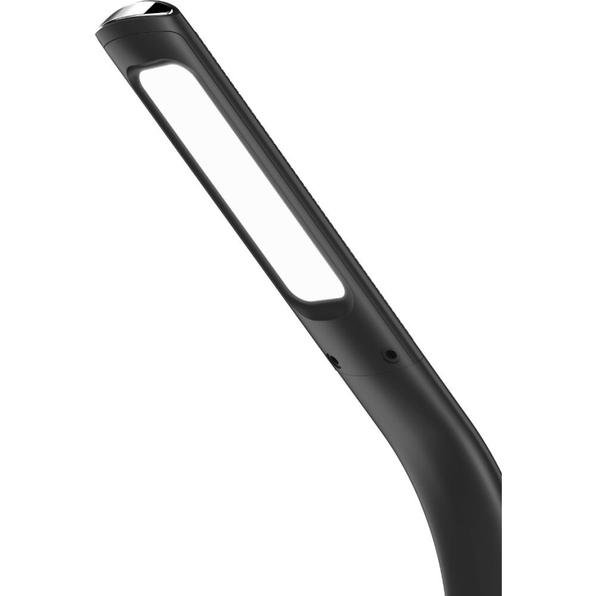 LED dimbare tafel lamp met draadloos opladen Qi 5W en scherm LED/6W/230V/1xCR2032 3000/4000/6000K zwart