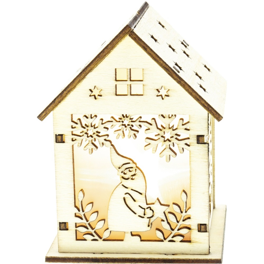 LED Kerst Decoratie 1xLED/2xLR44 warm wit
