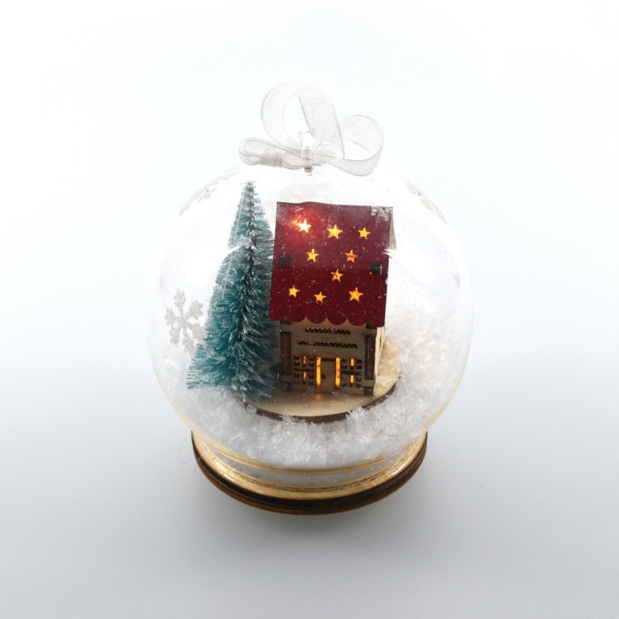 LED Kerst Decoratie 1xLED/3xLR44 warm wit