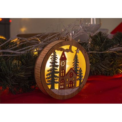 LED Kerst Decoratie 5xLED/2xAAA warm wit
