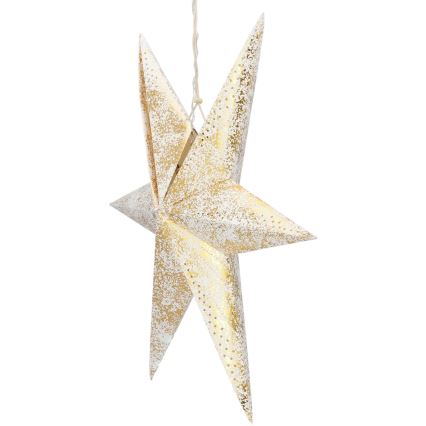 LED Kerst Decoratie LED/3xAA ster goud