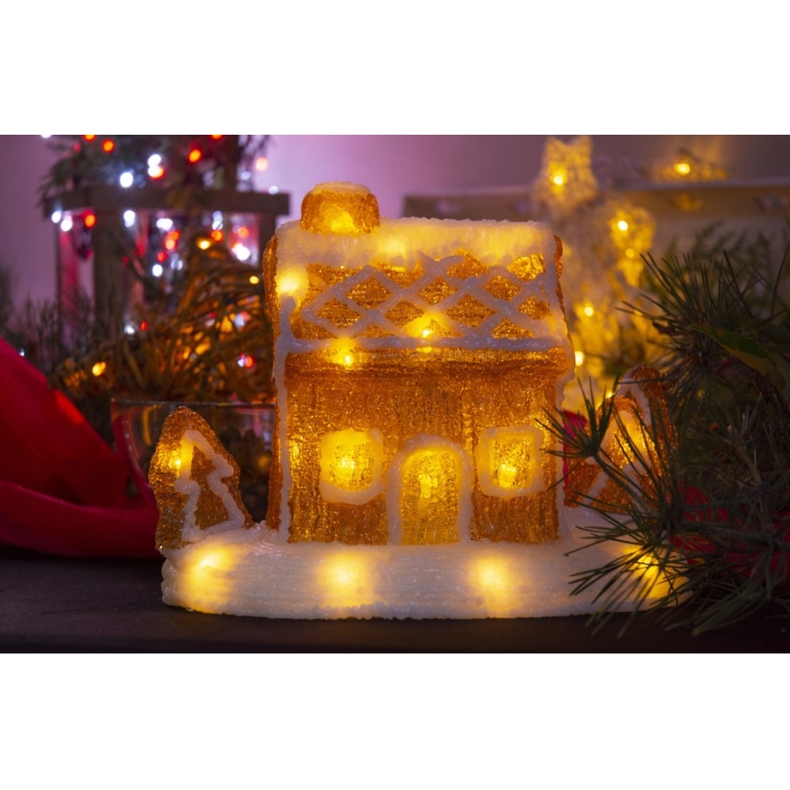 LED Kerst Decoratie LED/3xAA warm wit