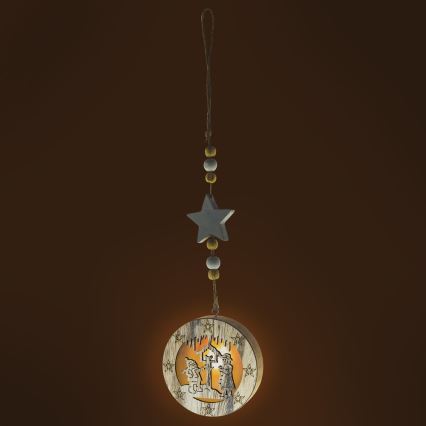 LED Kerstdecoratie LED/2xCR2032 warm wit