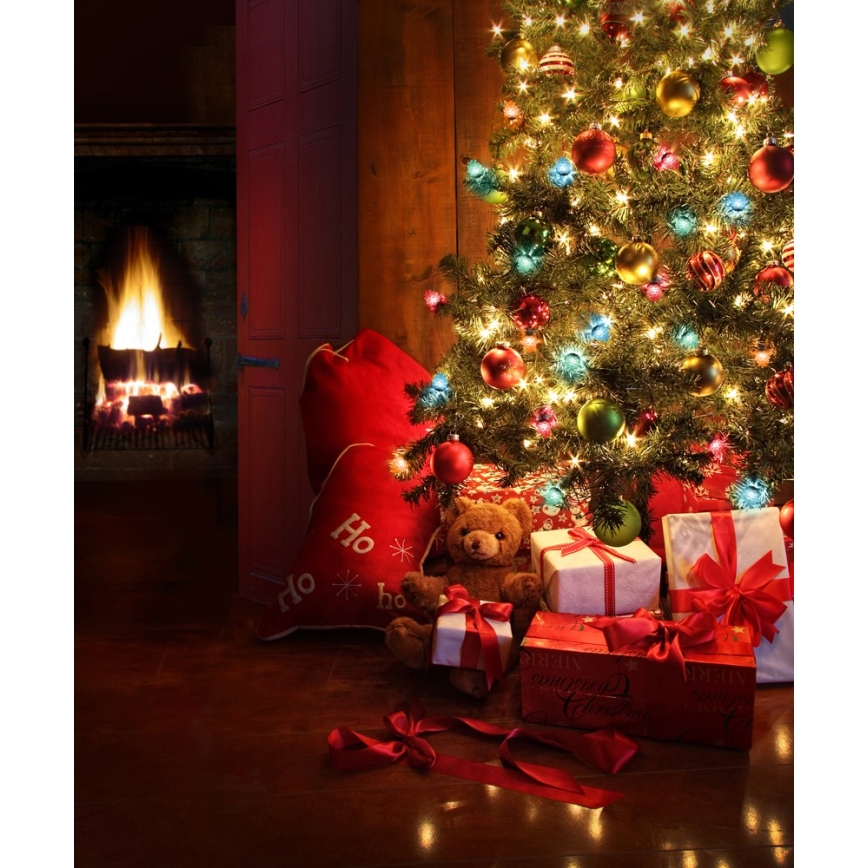 LED kerstverlichting voor buiten, 80xLED/25m, IP44, meerkleurig