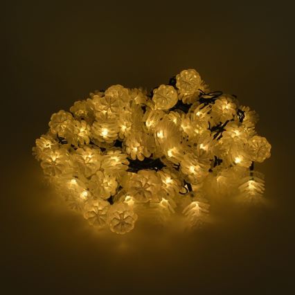 LED kerstlichtsnoer voor buiten 80xLED/25m IP44 warm wit