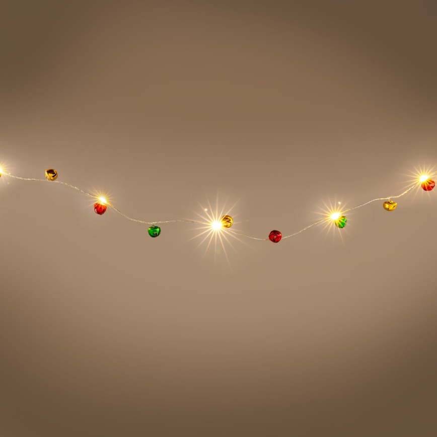 LED kerstketting 40xLED/3xAA 4,3m warm wit