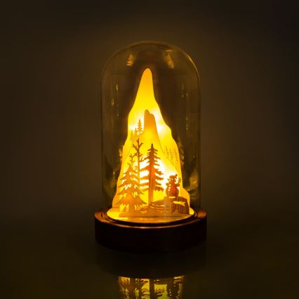 LED Kerstversiering LED/2xAA warm wit