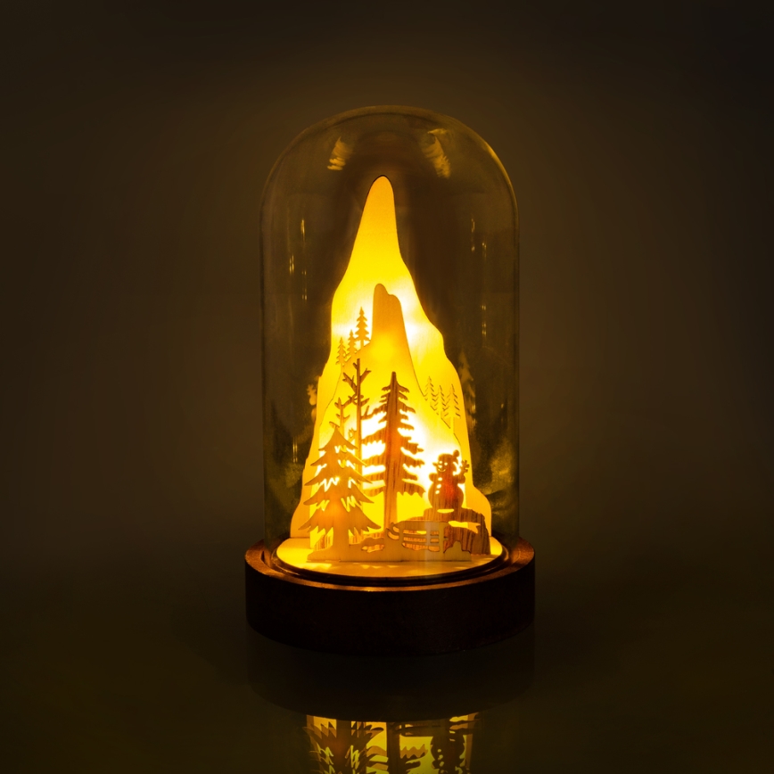 LED Kerstversiering LED/2xAA warm wit