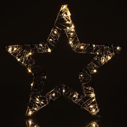 LED Kerstversiering LED/3xAA/warm wit ster