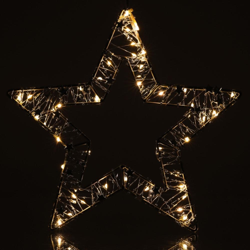 LED Kerstversiering LED/3xAA/warm wit ster