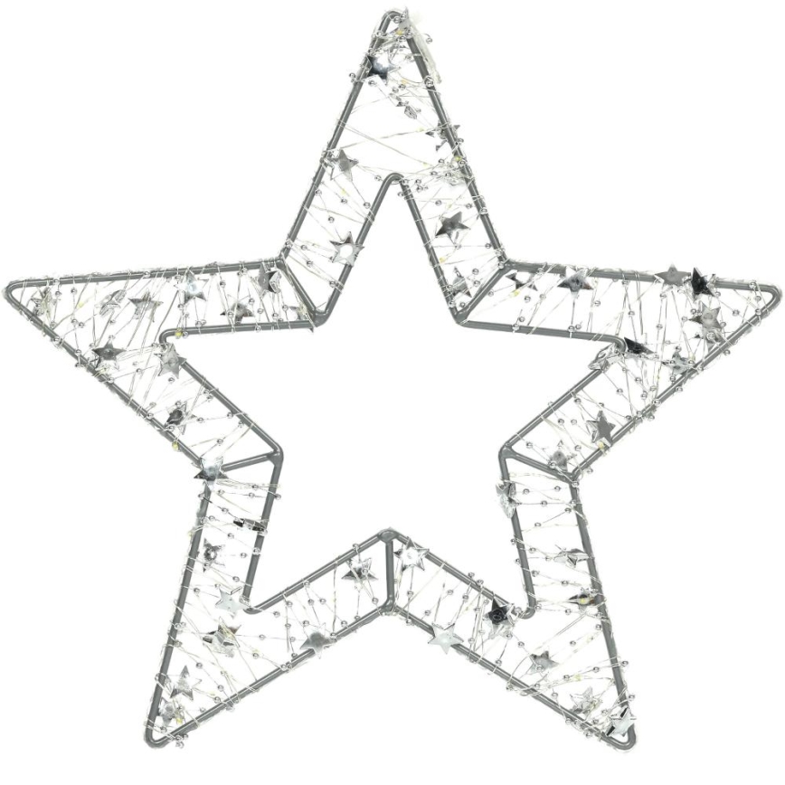 LED Kerstversiering LED/3xAA/warm wit ster