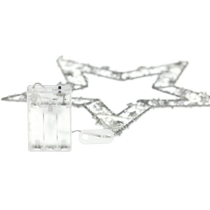 LED Kerstversiering LED/3xAA/warm wit ster
