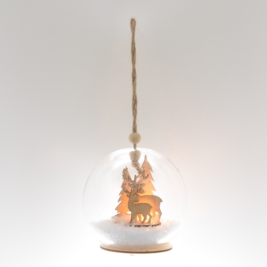 LED Kerstversiering LED/3xLR44 warm wit